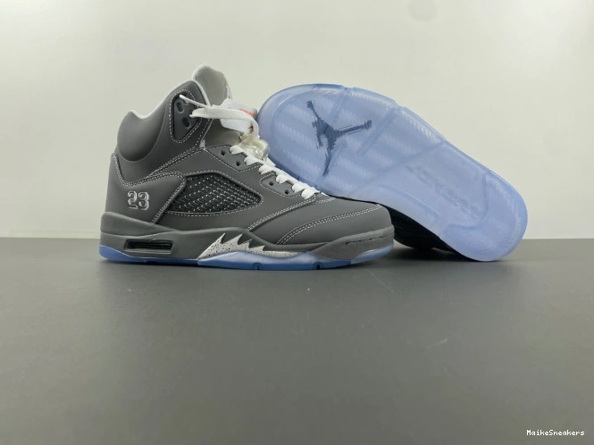 MaikeSneakers Wolf 5 Grey Retro Jordan Air 136027-005 0726